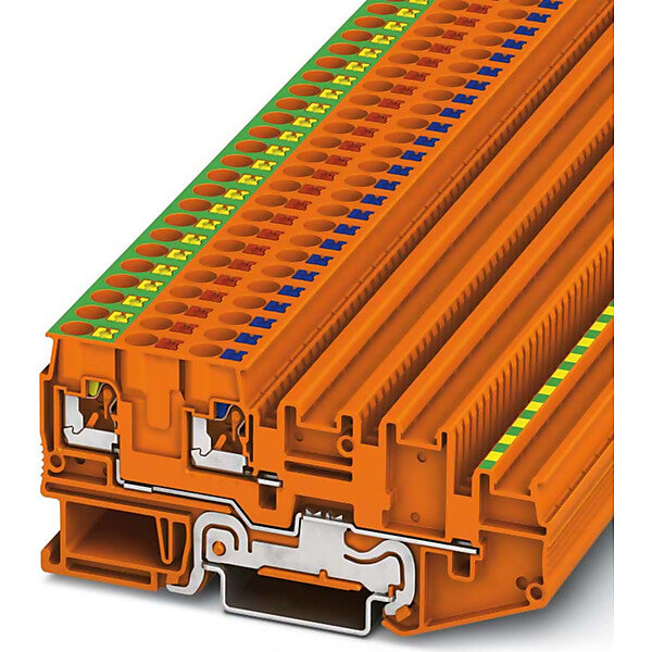 Phoenix Contact Inst.schutzleiterklemme 0,14-1,5qmm, orange PTIO-IN 2,5/4-PE OG